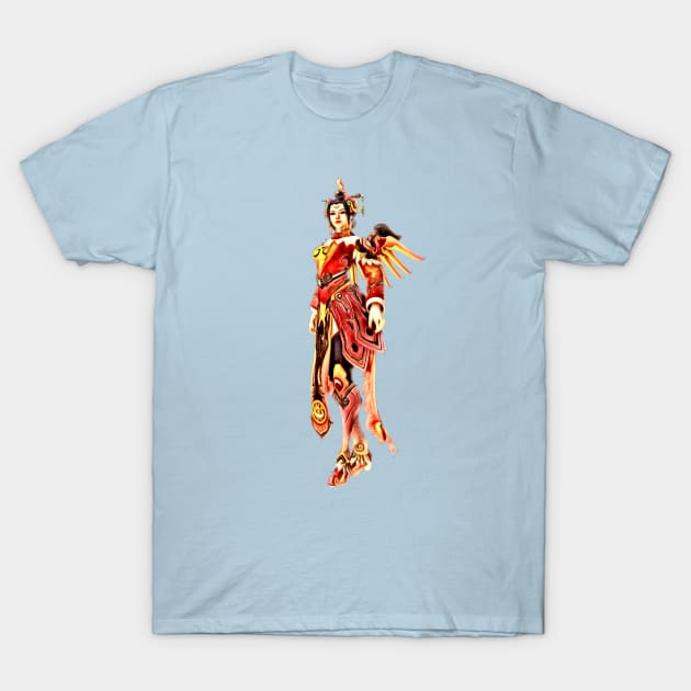 Overwatch Mercy Zhuque Skin T-Shirt by Green_Shirts